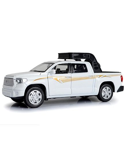 Emob Battery Operated Cast Metal Toyota Pick Up Truck Car Emob Battery Operated Cast Metal Toyota Pick Up Truck Car White