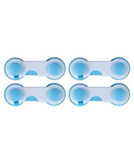 Syga Baby Safety Locks With Adjustable Straps Pack of 4 - Blue
