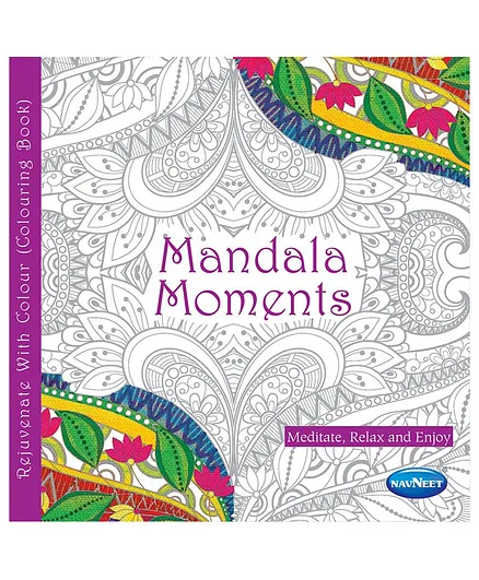 Mandala Moments Coloring Book - English