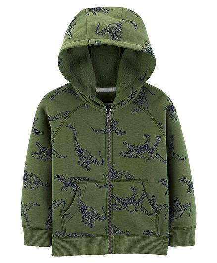 dinosaur zip hoodie