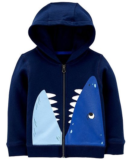 shark zip up hoodie