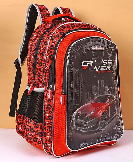 Majorette School Bag Car Print Red Black 18 Inches Online In India At Best Price From Firstcry 2572600