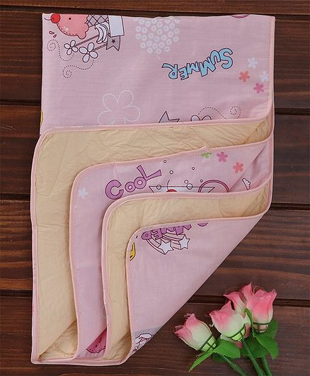 Diaper Changing Mat Multi Print Light Pink Online In India Buy At