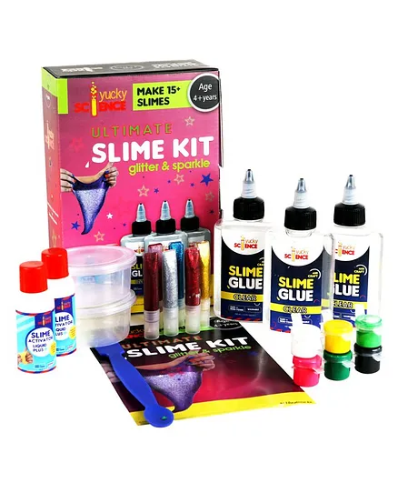 Yucky Science Ultimate Slime Making Kit Glitter & Sparkle - Multicolour