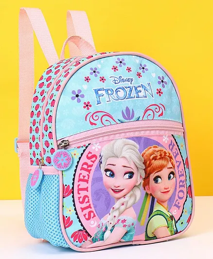 Disney Frozen School Bag Pink Blue - 10 Inches