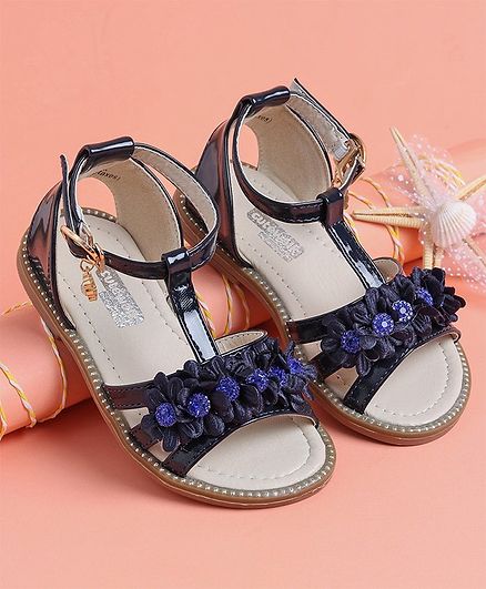 cute navy sandals