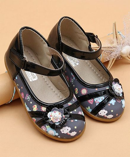 printed belly shoes