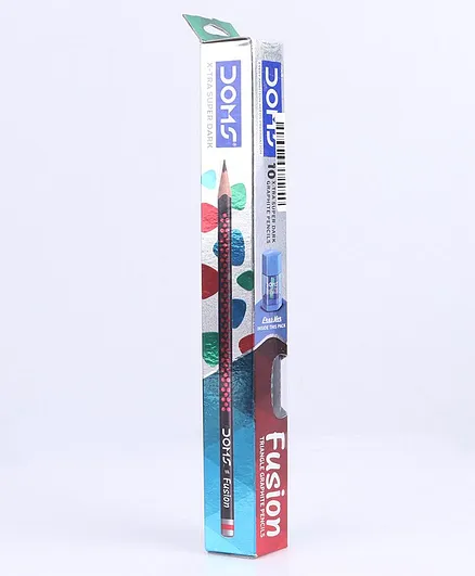 Doms Fusion Pencil Set Pack of 11 - Multicolor