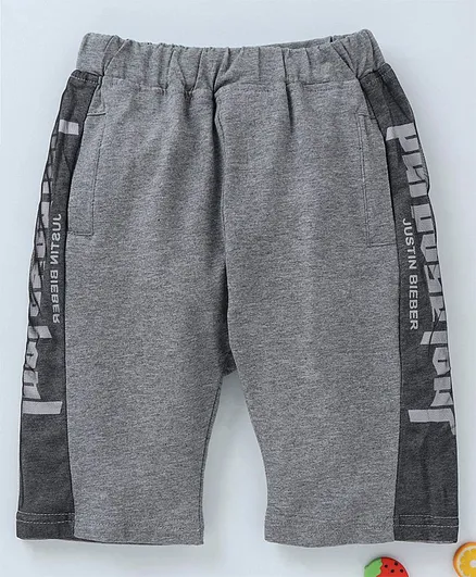 Meng Wa Printed Shorts - Grey