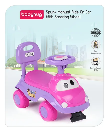 babyhug push car