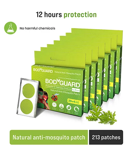 BodyGuard Natural Anti Mosquito Repellent Patches - 168 Patches