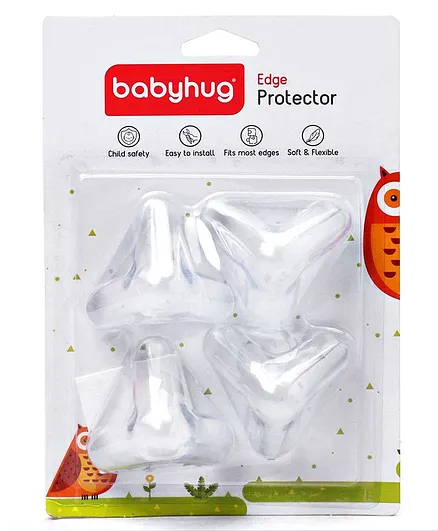 Babyhug Corner Edge Protector Pack Of 4 - White