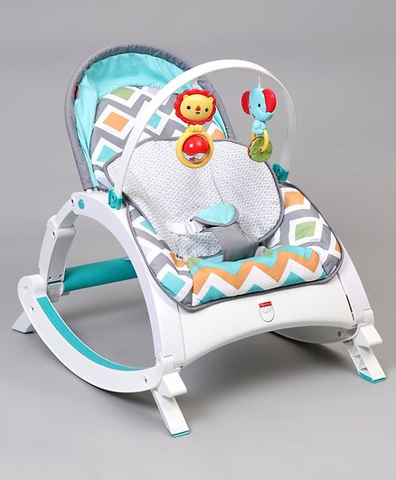 wooden baby rocker cradle