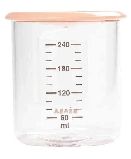 Beaba Baby Portion Conservation Jars Light Pink - 240ml