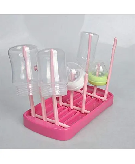 Syga Foldable Bottle Drying Rack - Pink