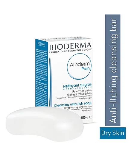 Bioderma Atoderm Intensive Baby Soap From Birth Gently Cleanses and Purifies The Skin - 150 gm
