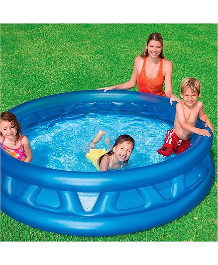 Intex Bath Tub Pool With Hand Pump Blue Online India Buy Outdoor Play Equipment For 1 6 Years At Firstcry Com 2710338