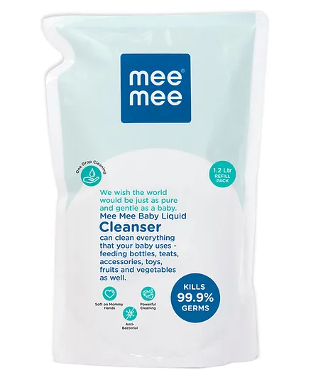 Mee Mee Baby Accessories And Vegetable Liquid Cleanser - 1.2 Liters