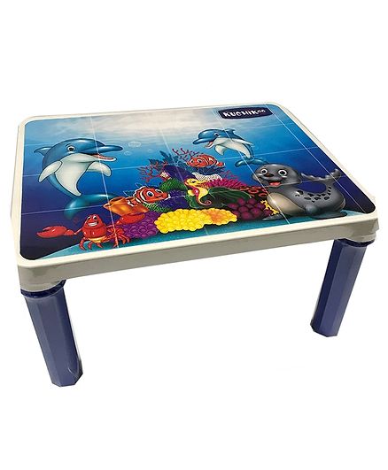 Kuchicoo Dolphin Print Bed Table Blue Online In India Buy At Best Price From Firstcry Com 2714297