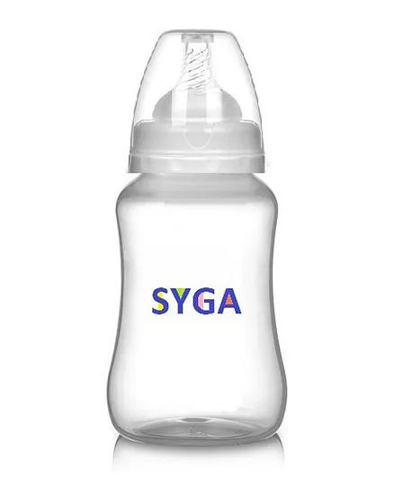 Syga Natural Long Feeding Bottle Transparent - 150 ml