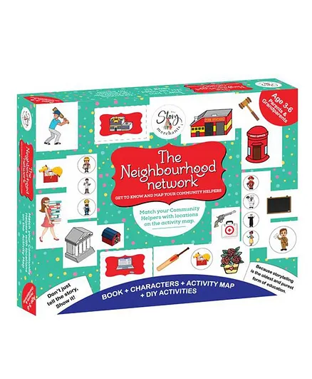 The Story Merchants DIY The Neighbourhood Activity Book - Multicolour
