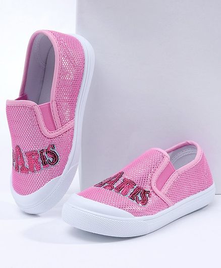 Babyhug Canvas Casual Shoes - Pink 