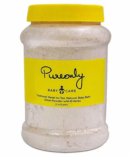 PureOnly Traditional Head-To-Toe Baby Bath Ubtan Powder - 1 Kg