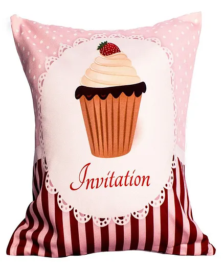 Little Nests Cushion Cover Sweet Dreams Invitation Printed - Pink