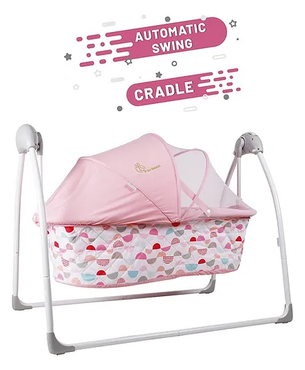 R for Rabbit Lullabies The Automatic Swing Cradle - Pink