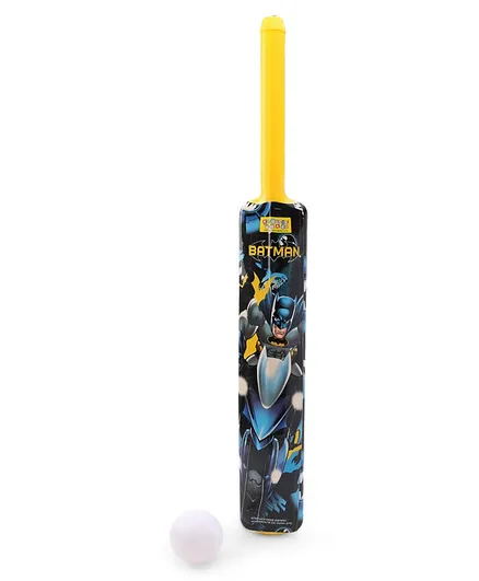 DC Comics Batman Print Bat And Ball Set - Yellow (Playing Ball May Vary)  Online India, Buy Sports Equipment for (4-6 Years) at  - 2796774