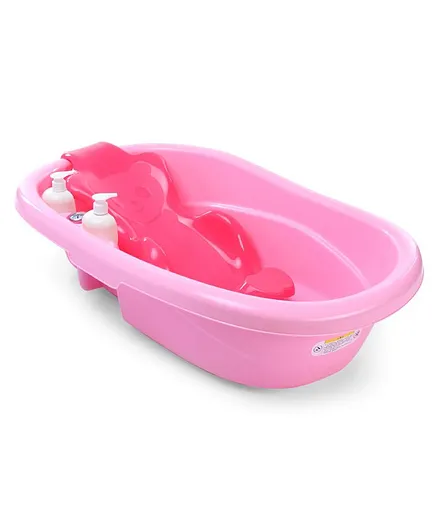 Large Baby Bath Tub with Bather - Pink