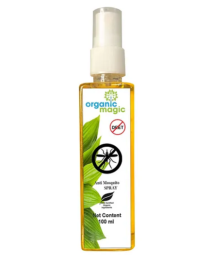 Organic Magic Anti Mosquito Spray - 100 ml