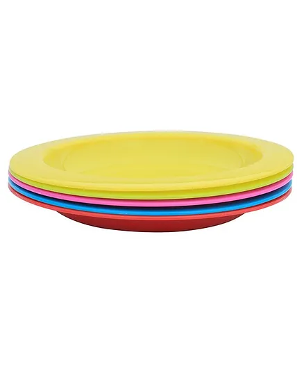1st Step  Friendly Feeding Plates Pack Of 5 - Multicolour