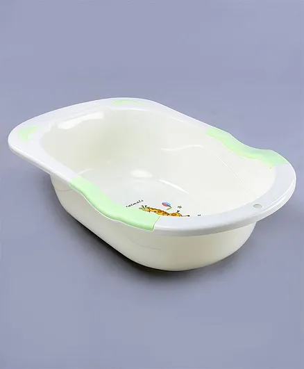 Babyhug Medium Size Bath Tub (Print May Vary) - Green