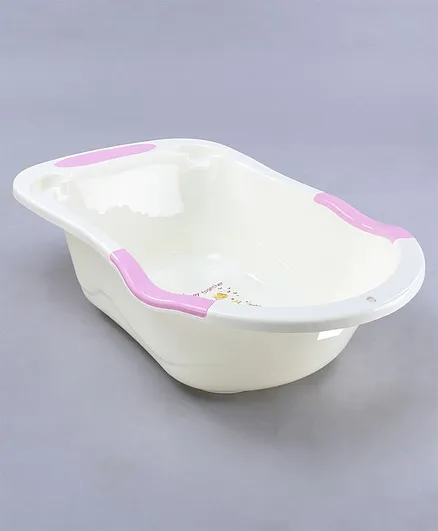Baby Bath Tub (Print May Vary) Medium- Pink