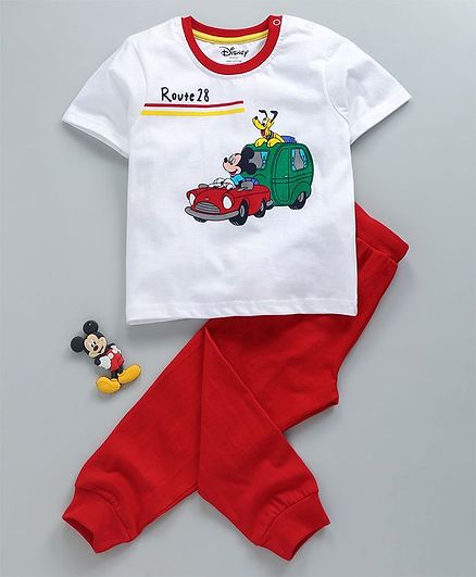 Baby Boys Swim Trunks MICKEY MOUSE MAKING FACES Red Yelw 0-3 3-6 6-9 12 18 24 MO