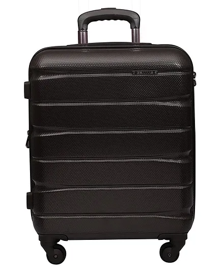 Gamme Elle Polycarbonate Hard-Sided Trolley Luggage Bag - Chocolate Brown