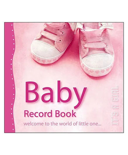 Baby Record Book It's A Girl - English