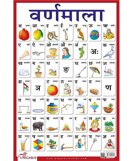 Alphabet In Hindi Chart