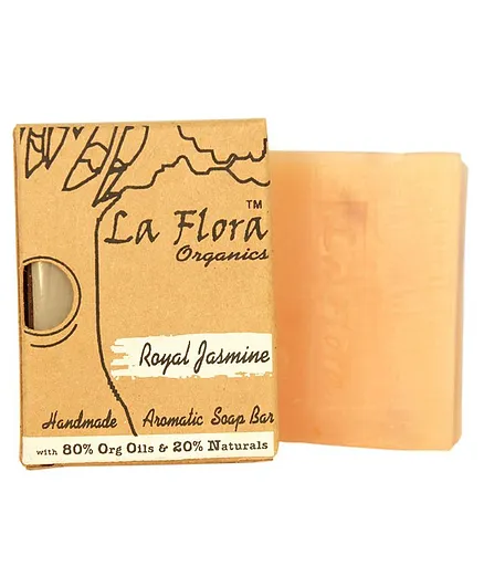 La Flora Organics Royal Jasmine Aromatic Handmade Soap Bar - 100 g