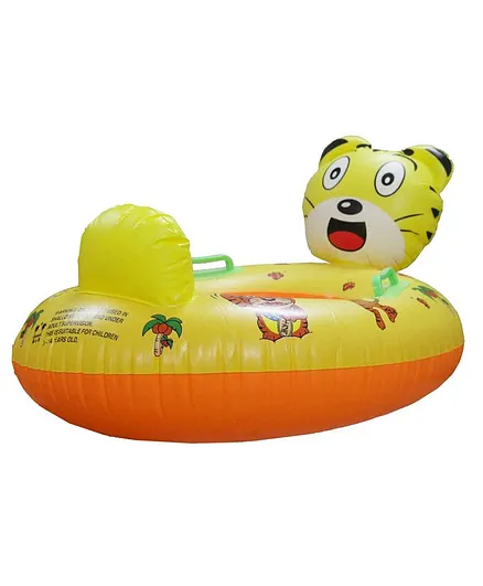 EZ Life Inflatable Tiger Swimming Ring Float - Yellow
