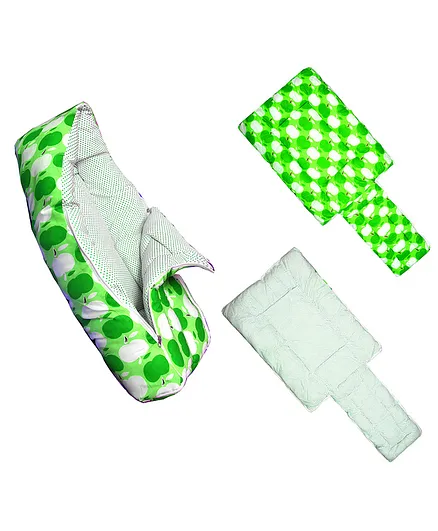 VParents Superb Baby Sleeping Bag Apple Print - Green