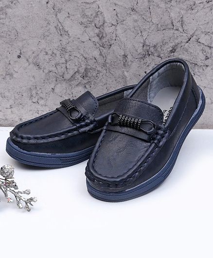 formal shoes navy blue