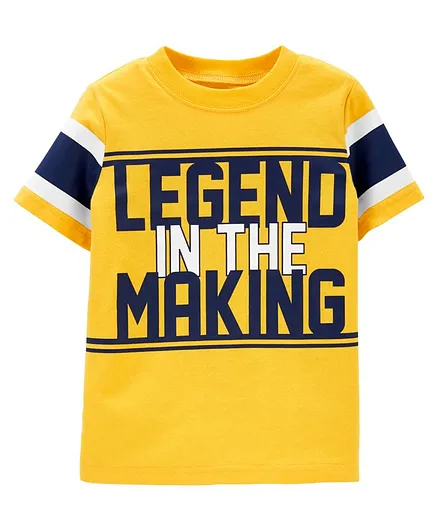 Carter's Legend In The Making Jersey Tee - Yellow