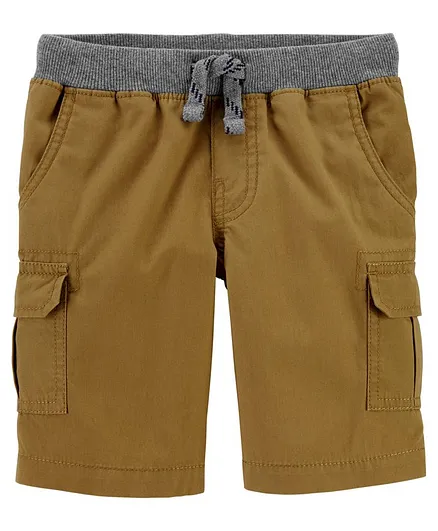 Carter's Pull-On Cargo Shorts - Brown