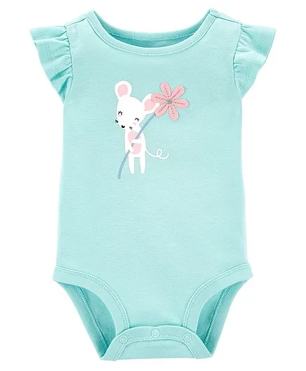 Carter's Mouse Collectible Onesie - Sea Green