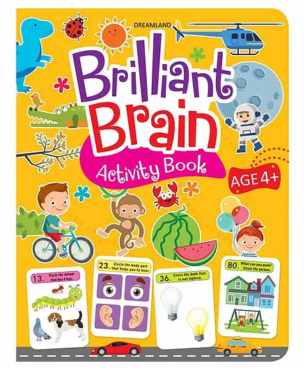 Dreamland Brilliant Brain Activity Book 4+
