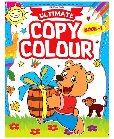 Dreamland Ultimate Copy Colour Book 1 for Kids , Drawing, Colouring, Copy Colour Book