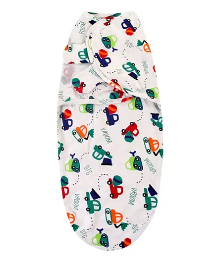 Babymoon Organic Cotton Baby Swaddle Wrap Pack of 2 - Multicolour