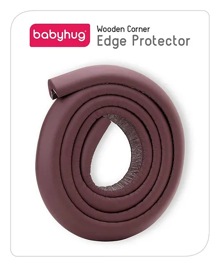 Babyhug Wooden Corner Edge Protector - Brown